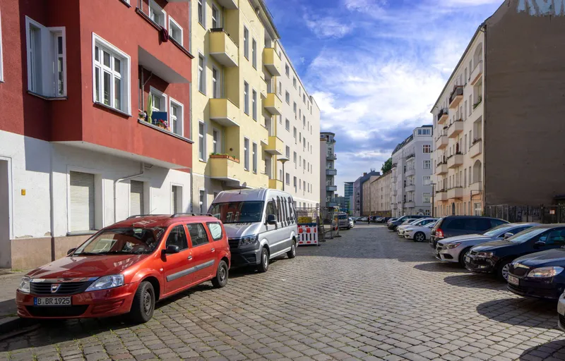 Blick in die Straße