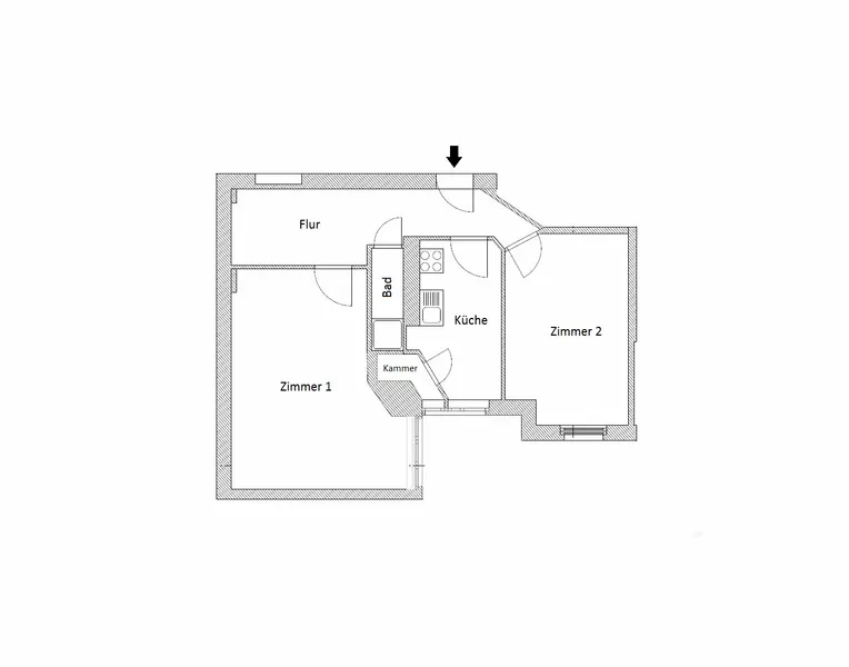 Grundriss WE 38