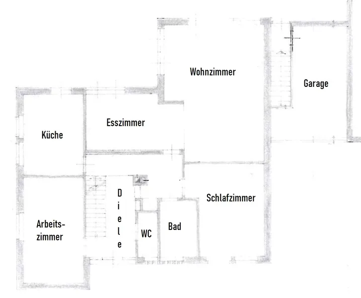 Keine Originalzeichnung, Unterlage dient lediglich zur Information | Grundriss EG
