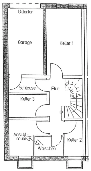 Keller I Keine Originalzeichnung, die Unterlage dient lediglich zur Information | Grundriss KG