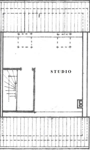 Keine Originalzeichnung, Unterlage dient lediglich zur Information - Grundriss Studio