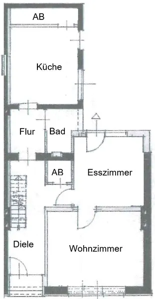 Keine Originalzeichnung, Unterlage dient lediglich zur Information | Grundriss EG 