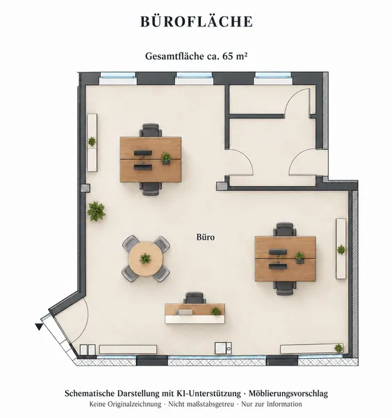 Bürogrundriss