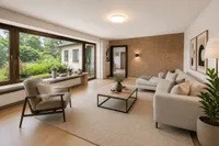 Wohnzimmer - (Digital Staging mit KI)