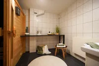 Sauna, Badezimmer mit Dusche