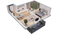 2-Zimmer-Wohnung A03