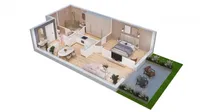 2-Zimmer-Wohnung B01