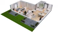 3-Zimmer-Wohnung A02