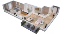 3-Zimmer-Wohnung B04