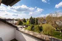 Ausblick Balkon