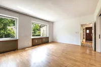 mit Blick ins Grüne