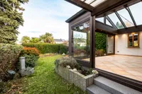 einladende Gartenfläche