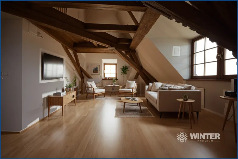 Dachgeschoss-Maisonette mit Fachwerkcharme direkt an der Donau