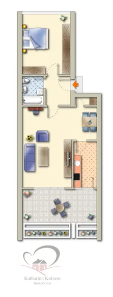 Grundriss Wohnung