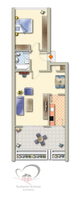 Grundriss Wohnung
