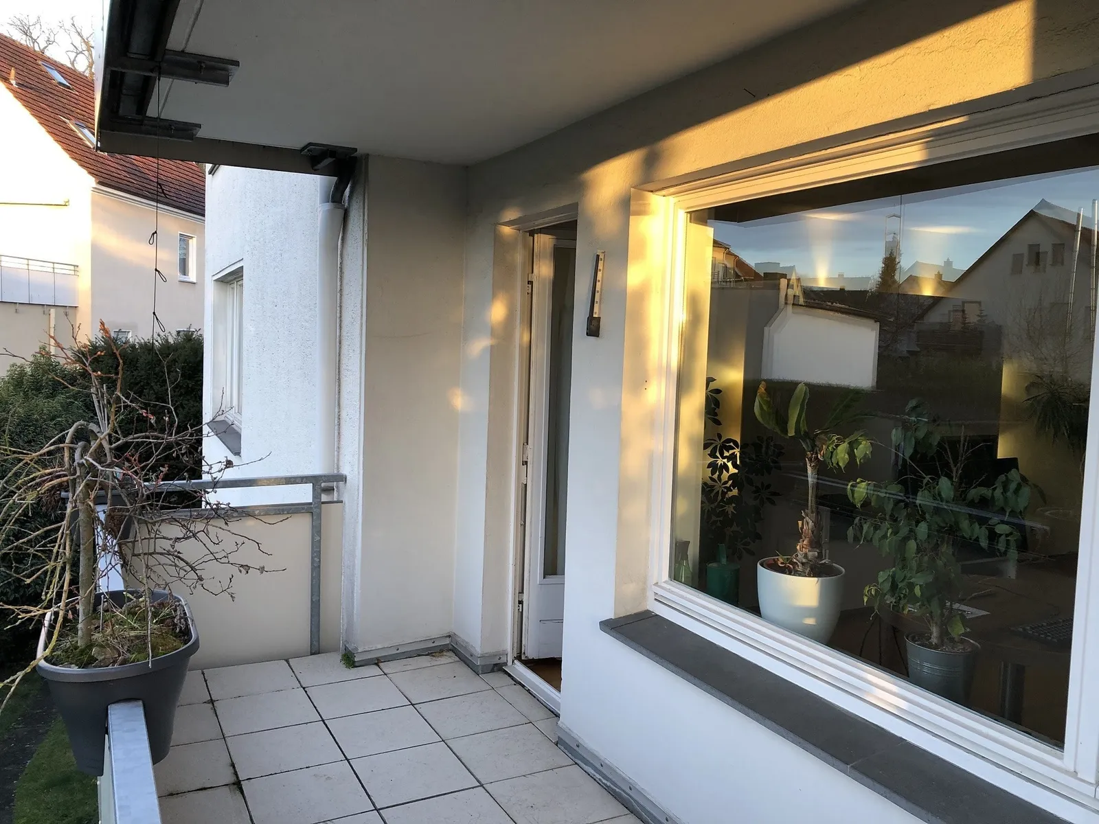 Balkon mit Zugang zum Wohnbere