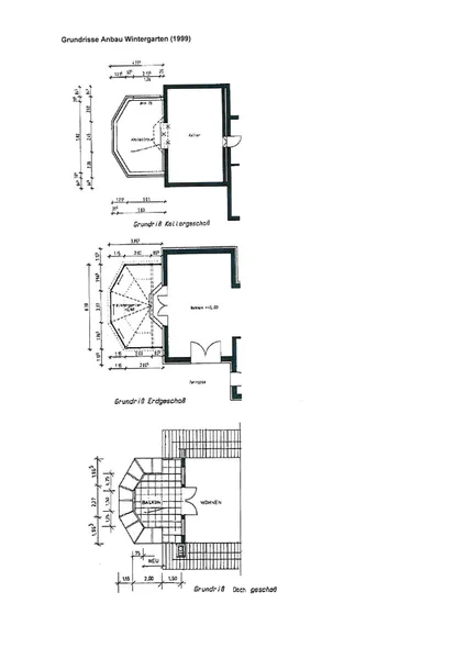 Grundriss Wintergartenanbau