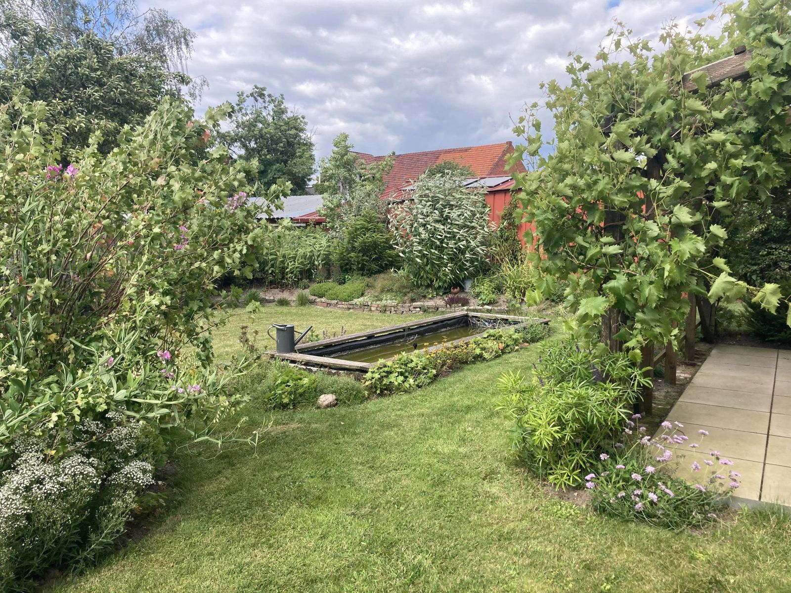 Gartenansicht Terrasse