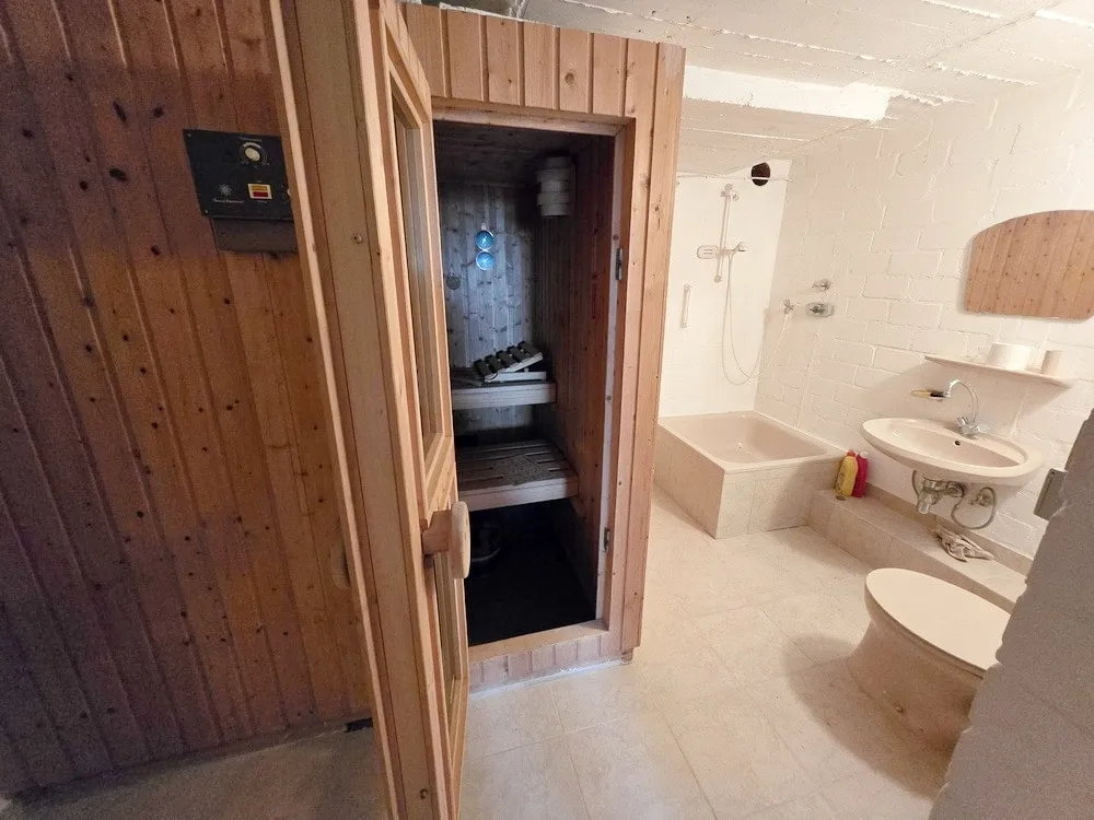 Sauna im Keller