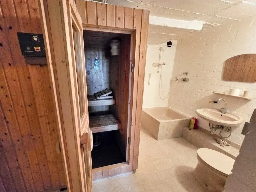 Sauna im Keller