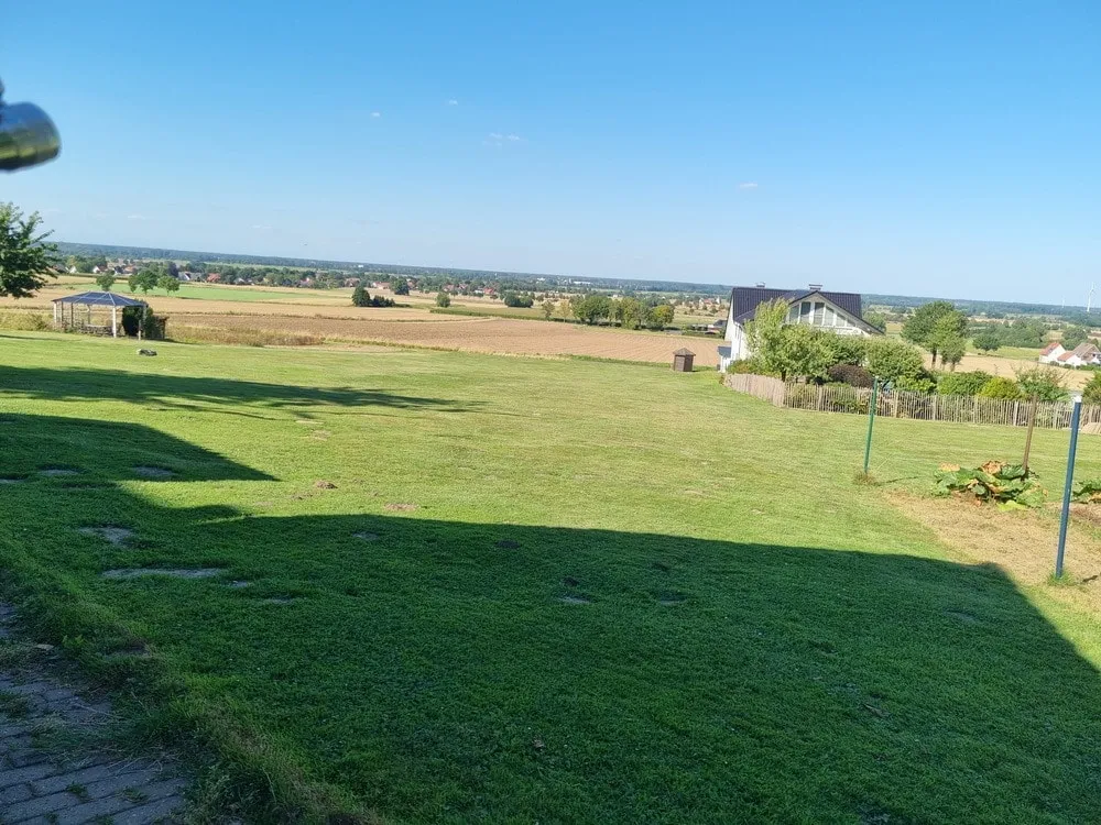Aussicht auf das Grundstück