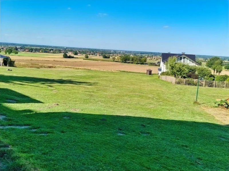 Aussicht auf das Grundstück