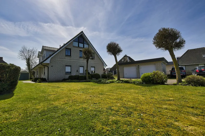 Blick zum Grundstück