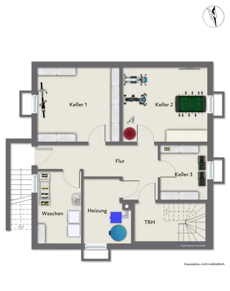 Grundriss Keller (Bj. 1993)