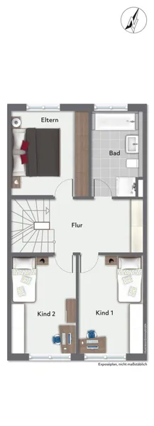 Grundriss Obergeschoss