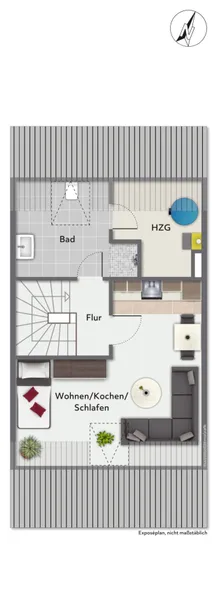 Grundriss Dachgeschoss