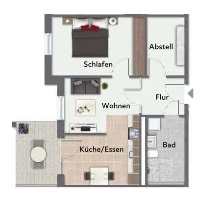 Grundriss Wohnung 4.03