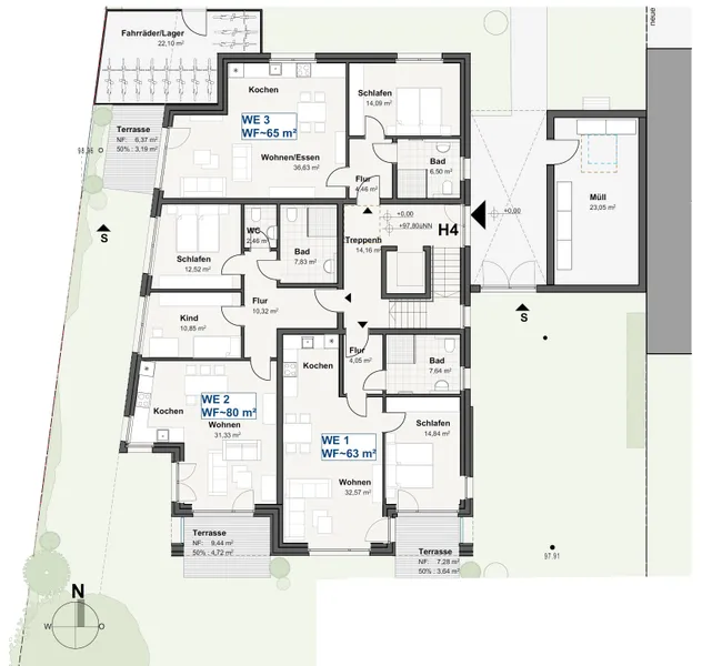 Geschossplan Erdgeschoss