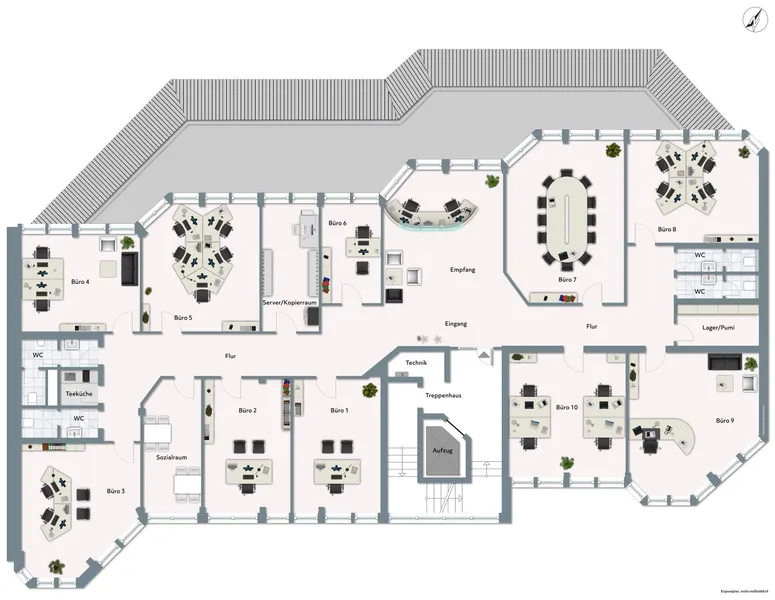 Büro 2. Obergeschoss