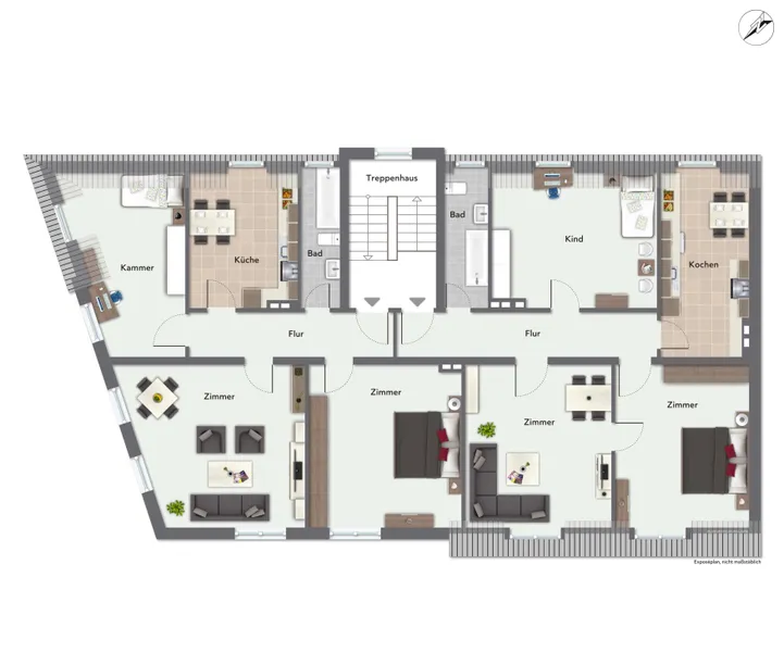 Grundriss Obergeschoss