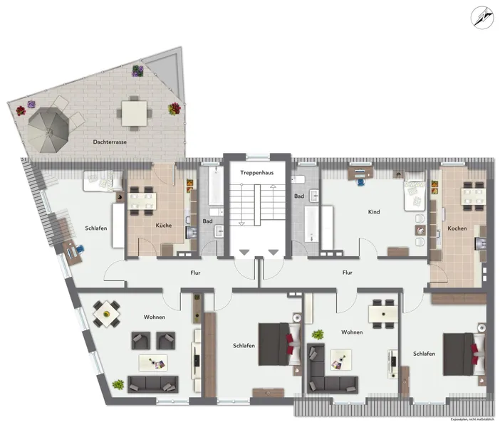 Grundriss 2. Obergeschoss