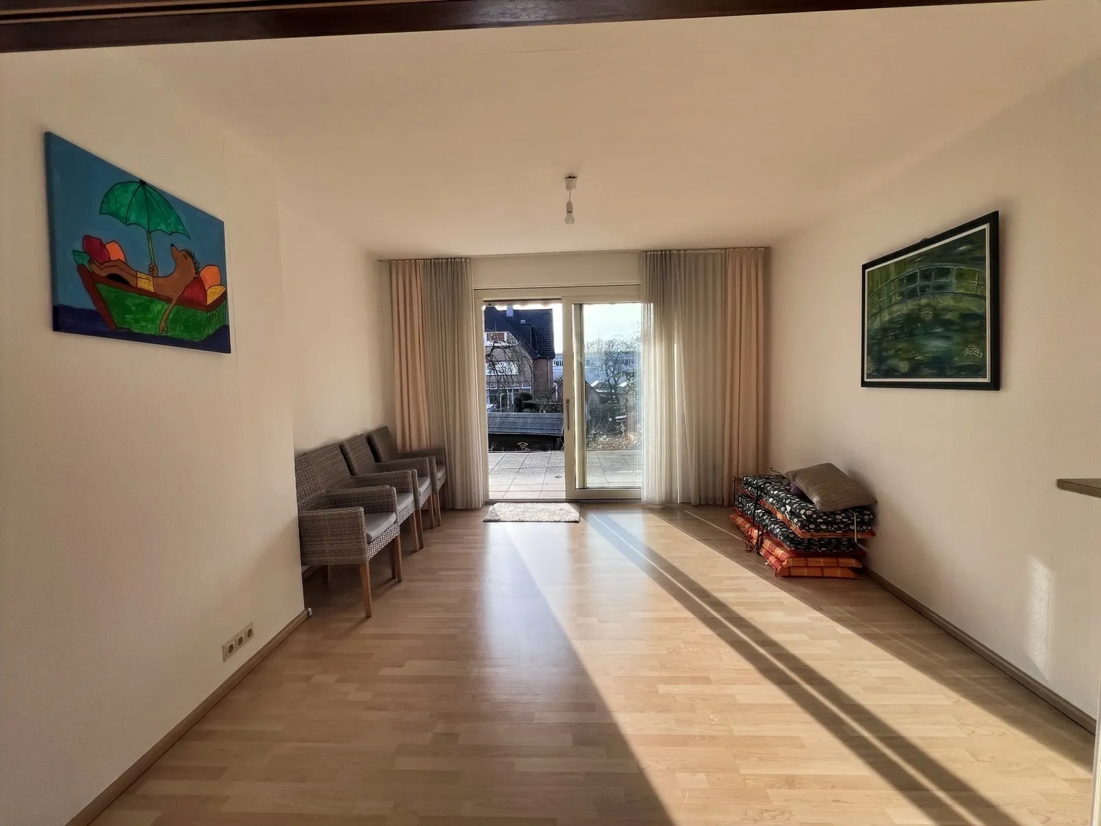 Blick in das Wohnzimmer