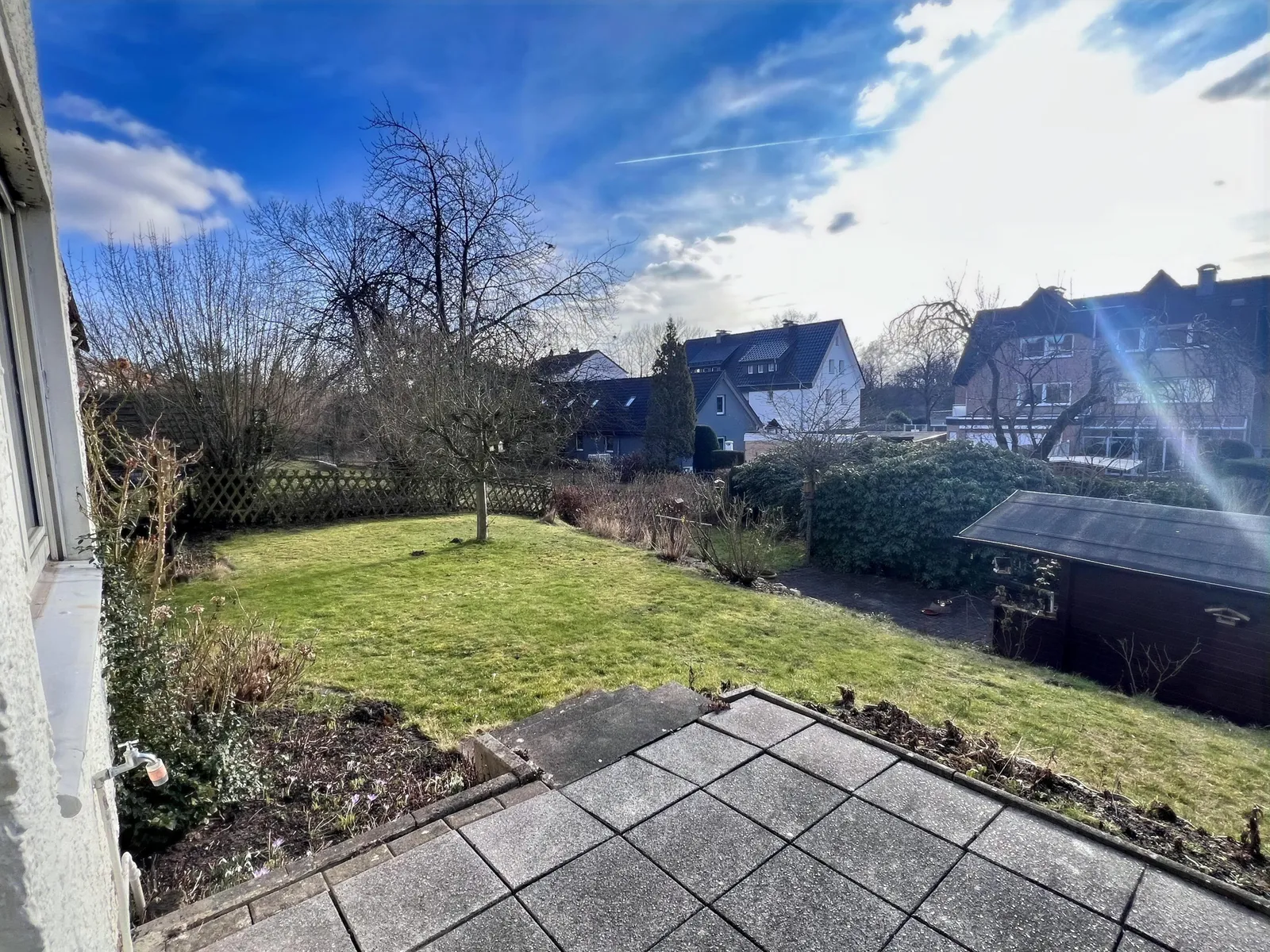 Ausblick in den Garten