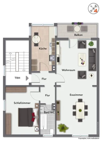 Grundriss Obergeschoss