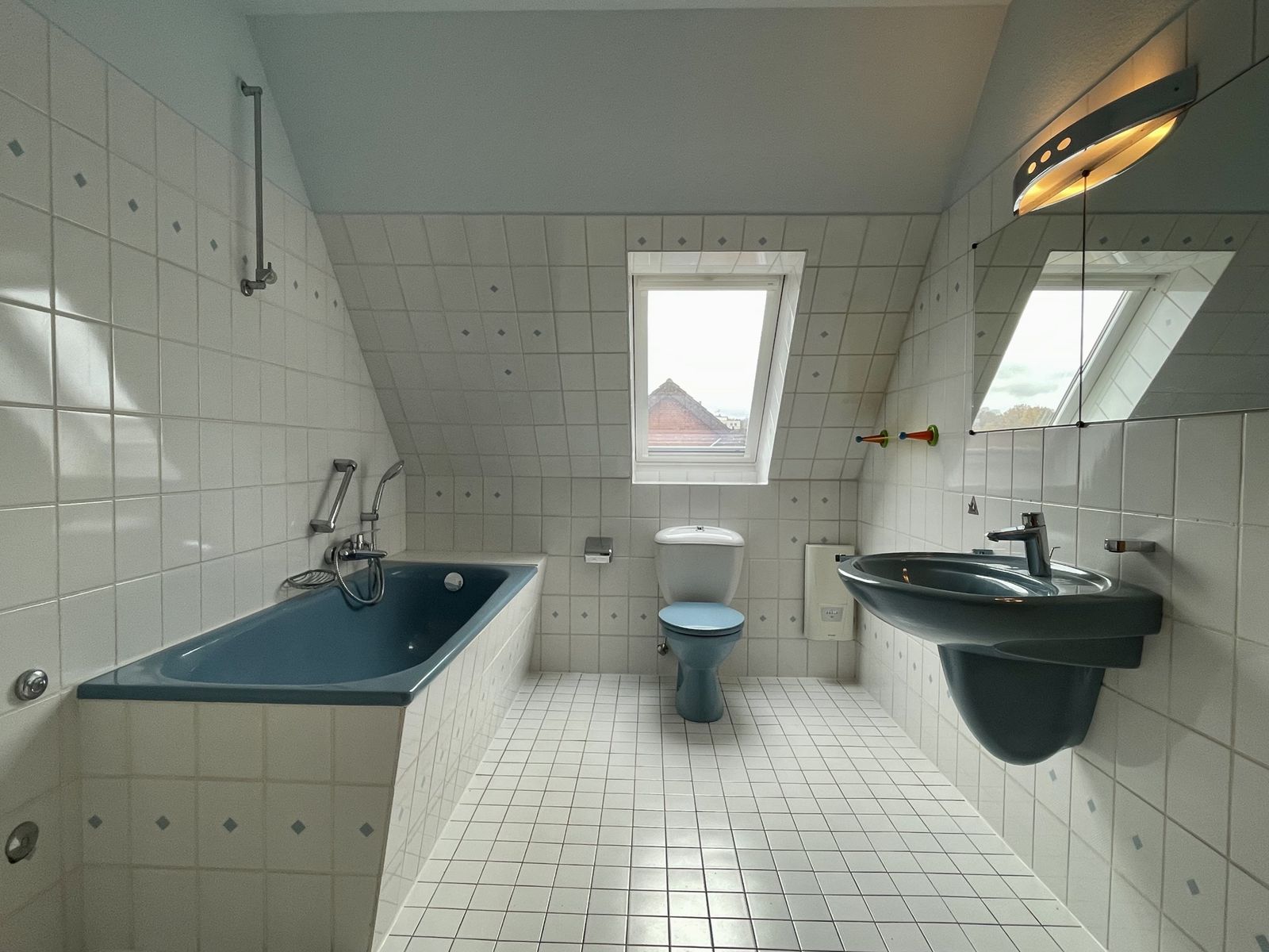 Badezimmer Spitzboden