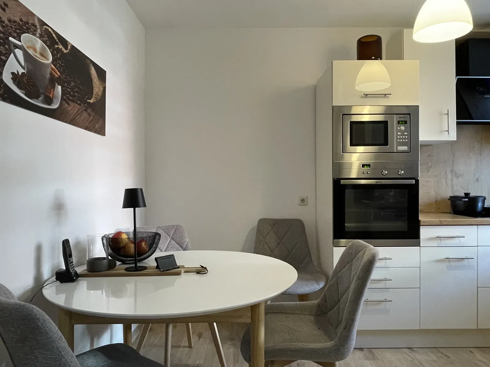 Essplatz in der Küche