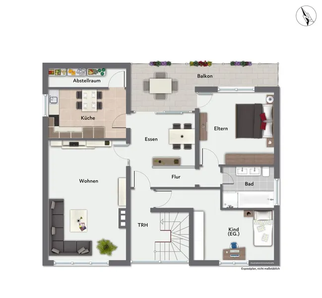 Grundriss Obergeschoss