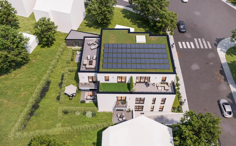 Vogelperspektive Süd-West