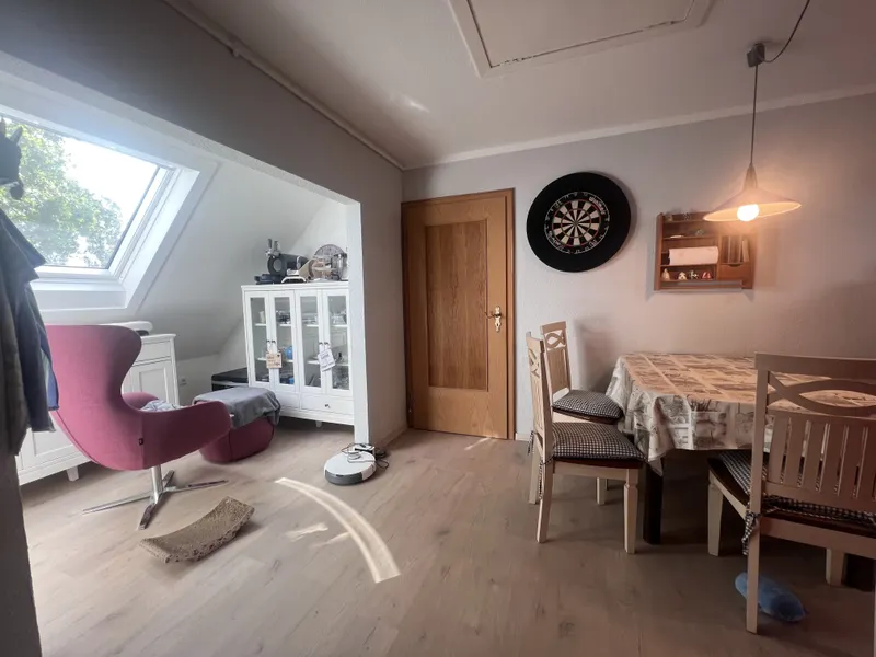 Wohnbereich im Dachgeschoss