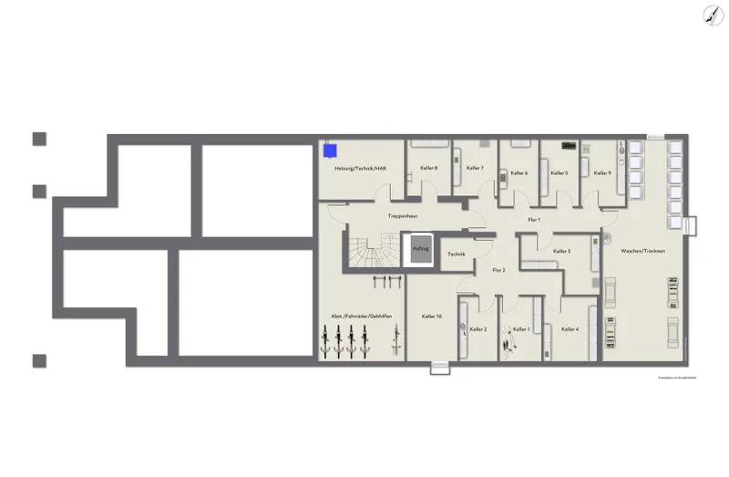 Grundriss Kellergeschoss
