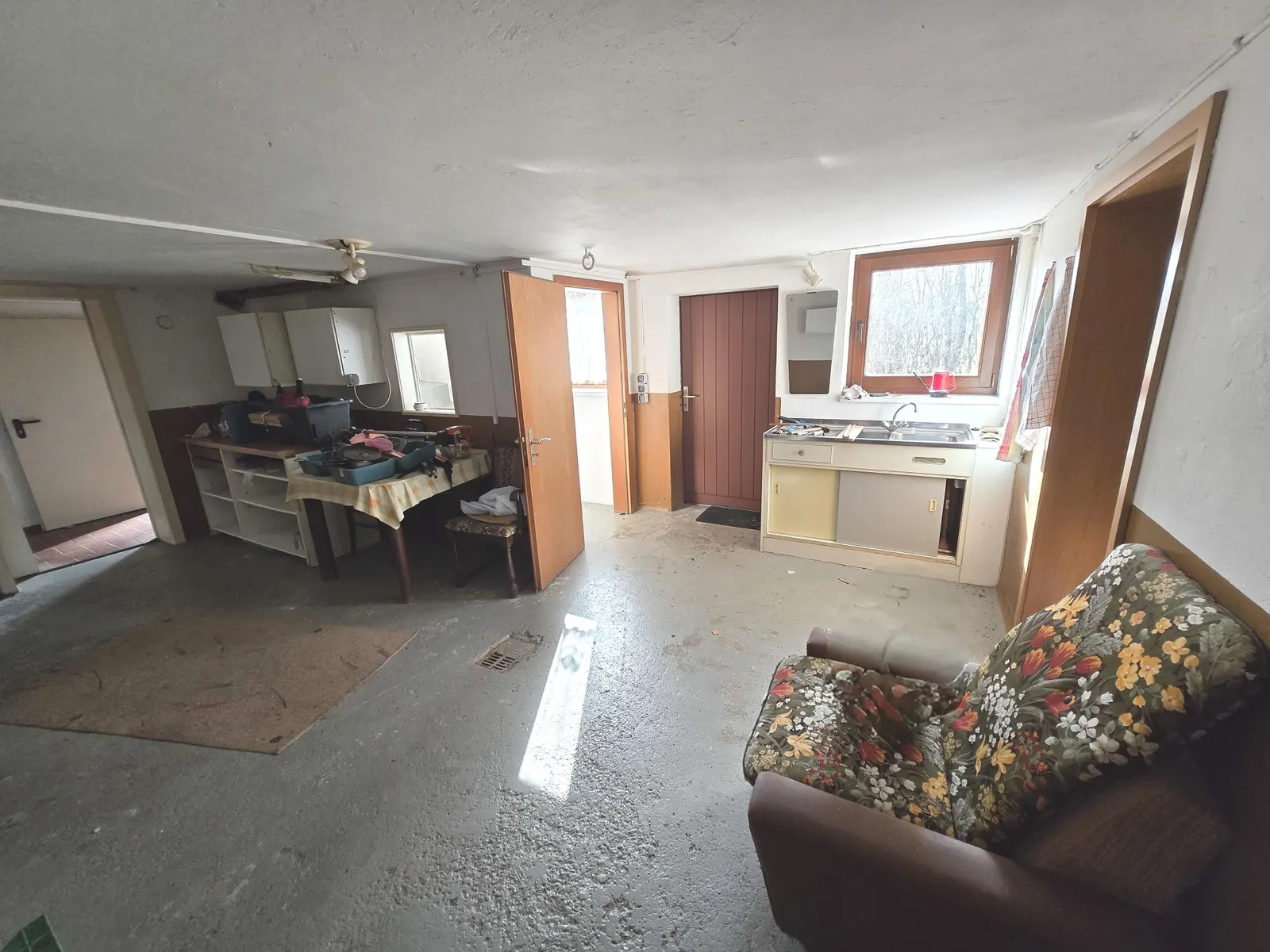 Keller mit Außenzugang