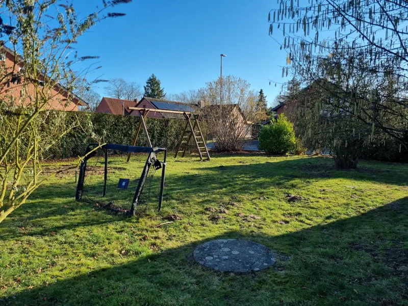 Blick zum Grundstück