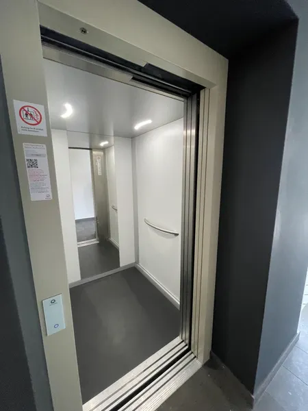 Blick in den Fahrstuhl