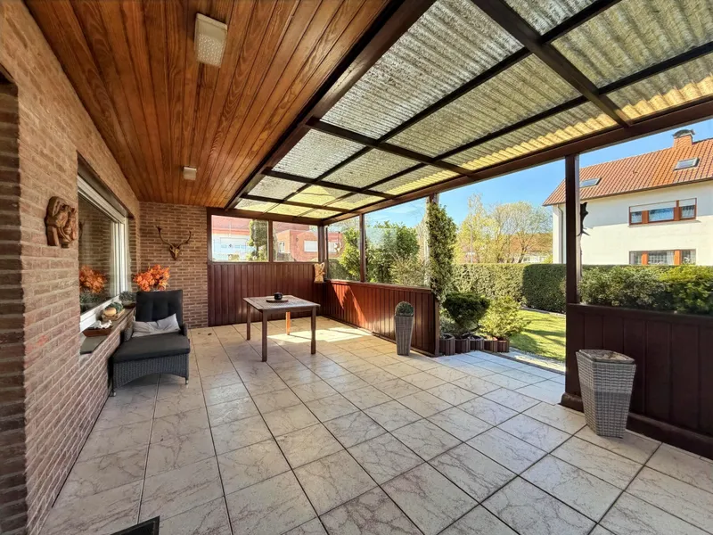 Überdachte Terrasse