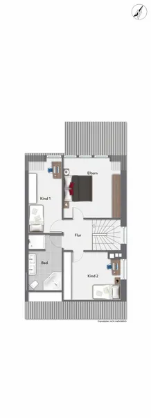 Grundriss Dachgeschoss