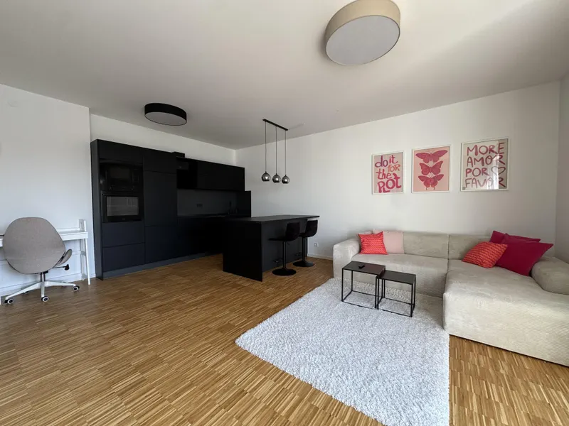 Wohn-, Ess- und Kochbereich